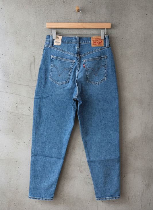 Women’s High Waisted Straight Leg Stretch Fit Mom Jeans - W28/L27 - 3434