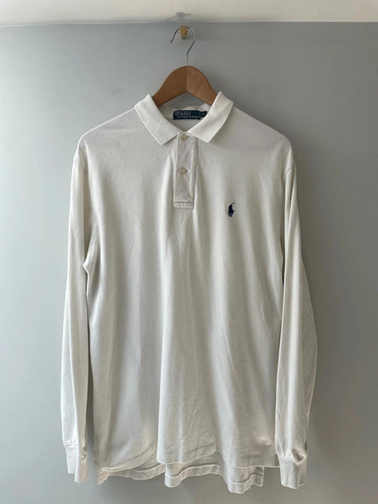 Men’s Ralph Lauren Long Sleeve Premium Polo Top - Medium - 1562
