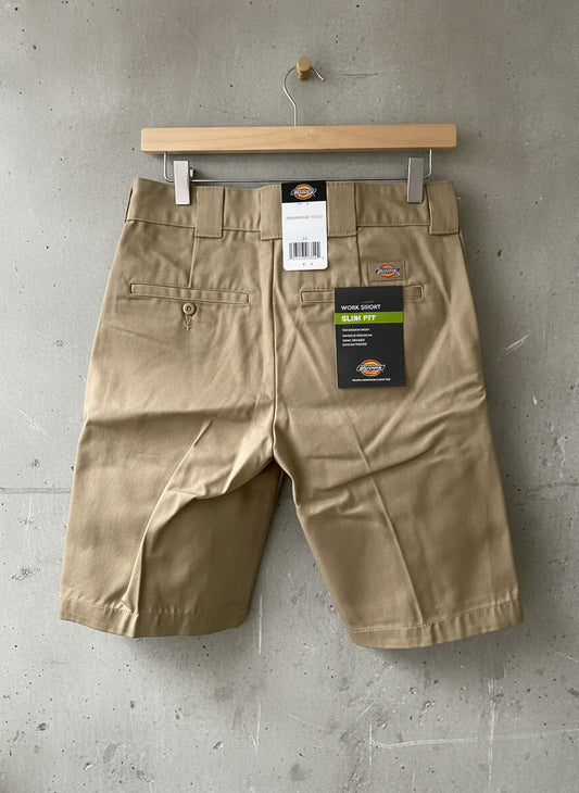 Women’s Dickies Slim Fit High Waist Shorts in Beige - W29/L11 - 2886