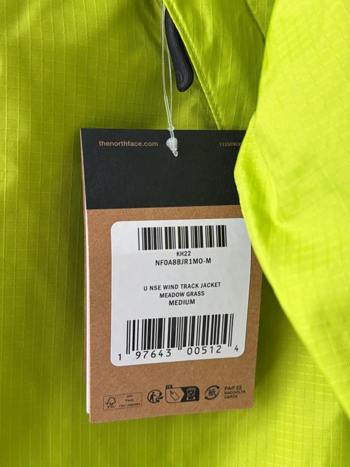 Men’s The North Face Nse Wind Hooded Track Jacket In Green - Medium - 3301