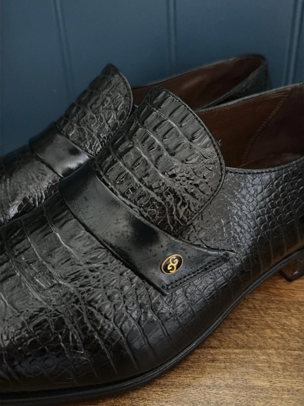 Men’s Grenson Premium Loafers Made In England In Black - Uk8 - 3225