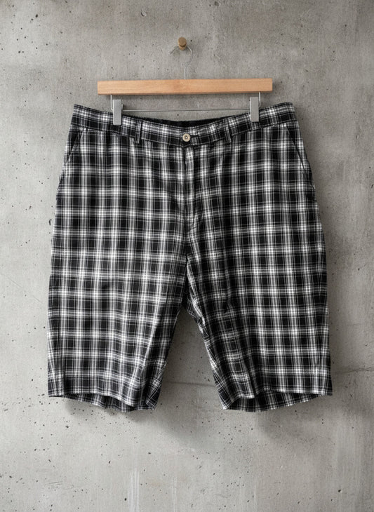 Mens Ralph Lauren Checked Shorts in Navy/Cream - W36/L11 - 3153