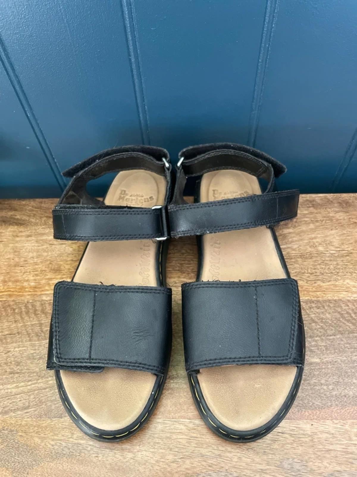 Women’s Dr Martens Romi Y Leather Straps Sandals in Black - UK5 - 3044