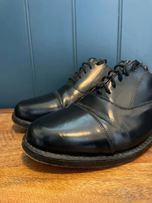 Men’s Samuel Windsor Premium Handmade Leather Shoes In Black - UK8 - 2702