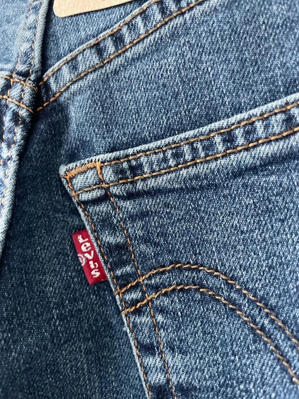 Women’s Levi’s High Waisted Ribcage Straight Fit Jeans In Navy - W24/L32 - 2922