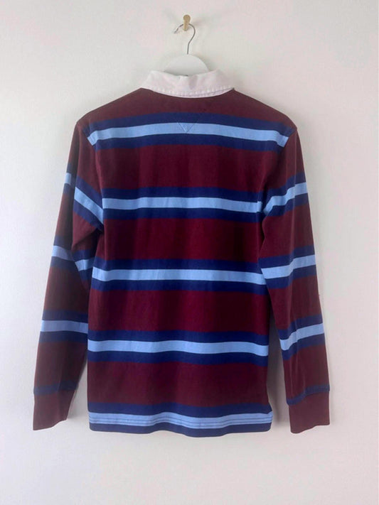 Men’s Tommy Hilfiger Long Sleeved Rugby Polo Shirt - Small   -1422