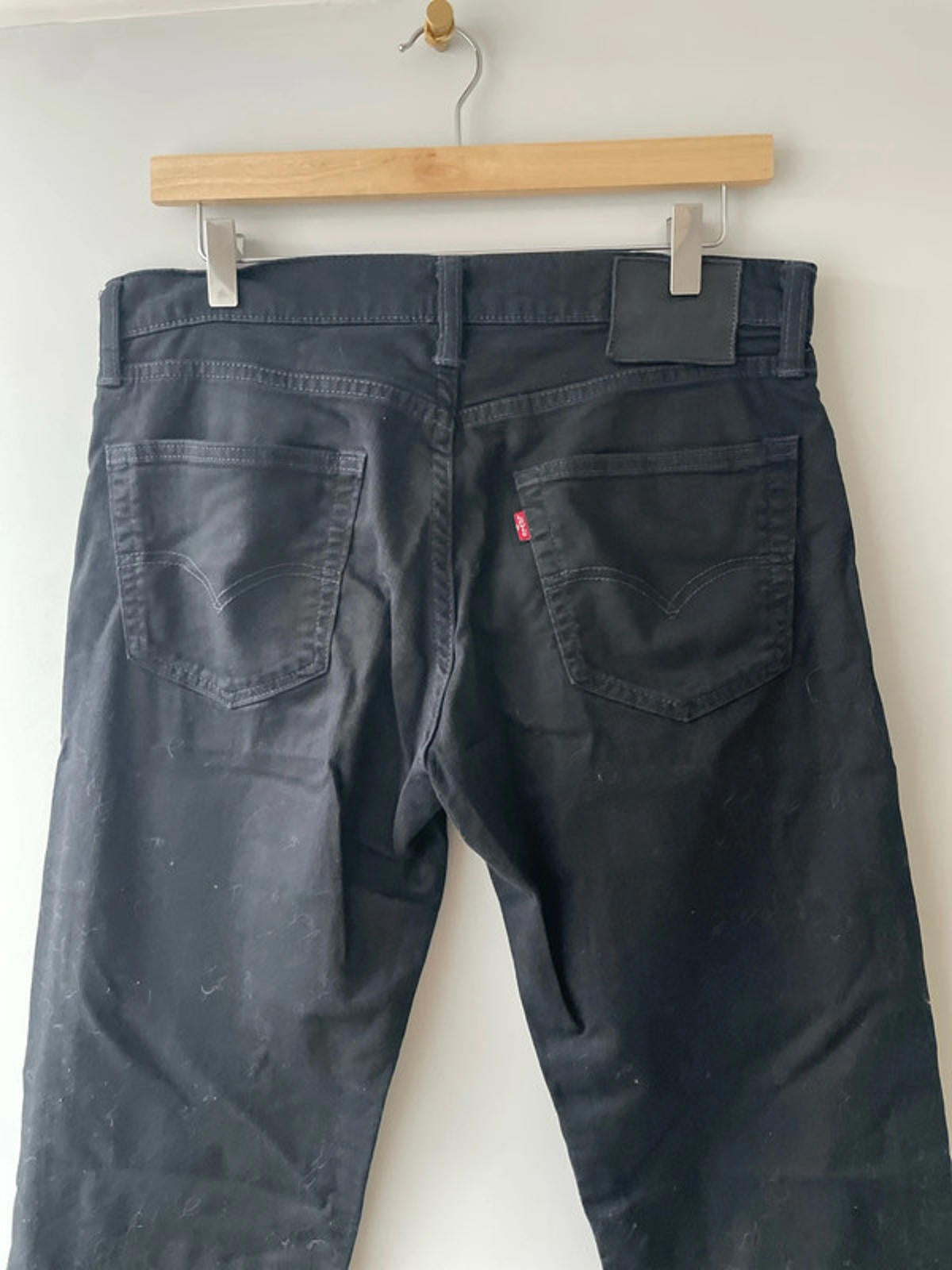Men’s Levi’s 504 Straight Fit Jeans in Black - W32/L32 - 2788