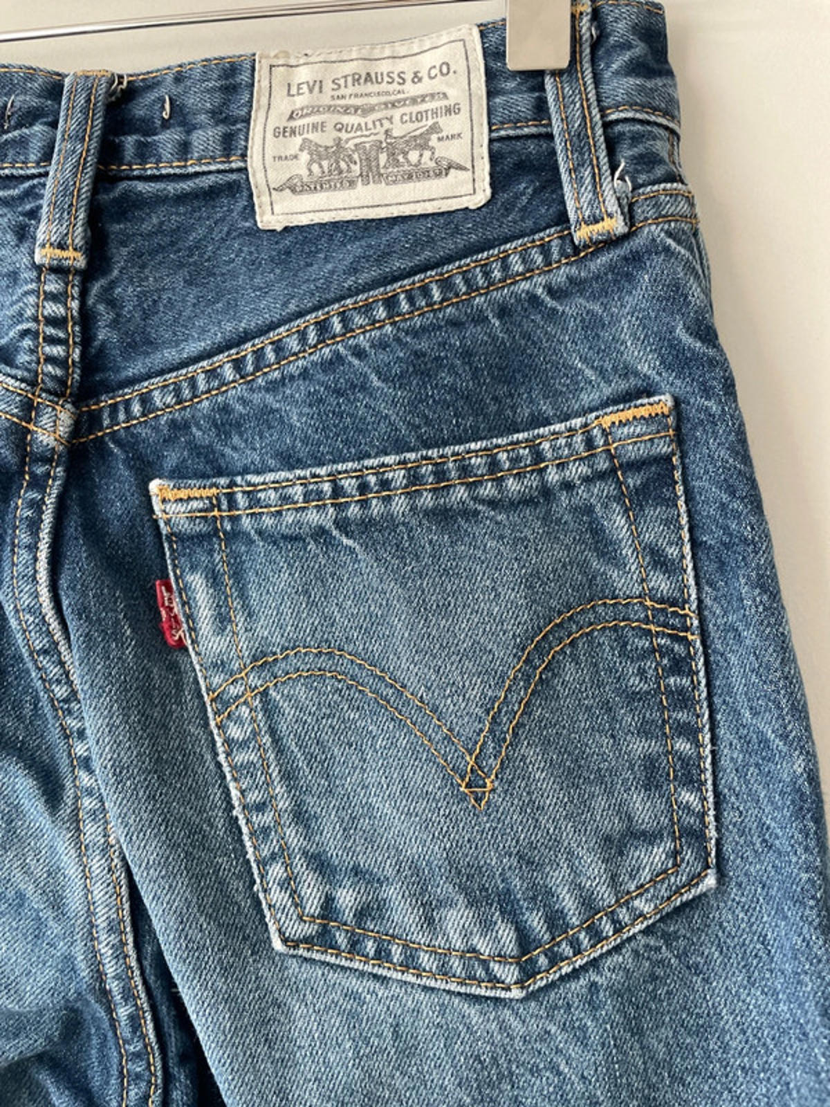 Women’s White Label Levi’s High Waisted Ribcage Straight Fit Jeans -W24/L27-1857