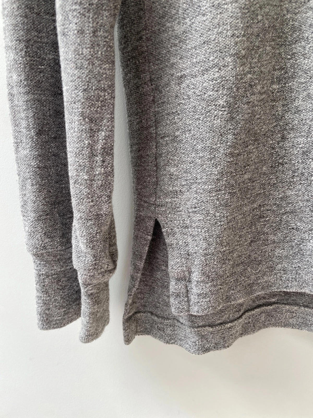 Men’s Ralph Lauren Premium Long Sleeve Polo Top In Grey - Small - 1559