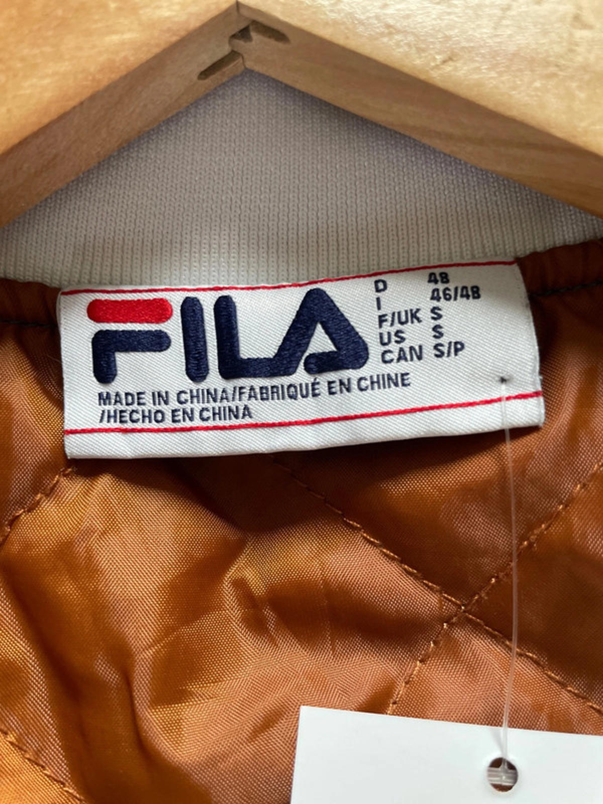 Men’s Fila Limited Edition Oversized Embroidered Sklyer Bomber Jacket - Small - 2059