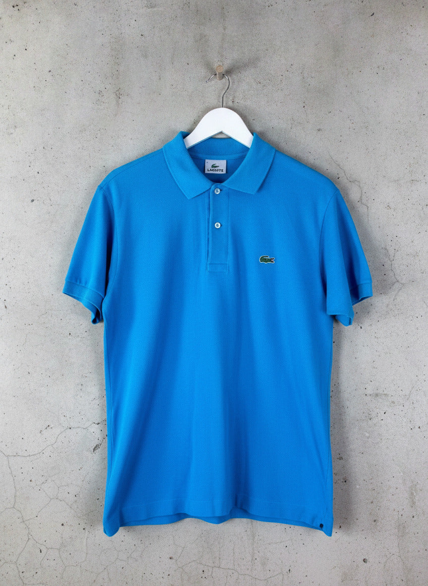 Men’s Lacoste Premium Polo Top In Blue - Medium - 1358