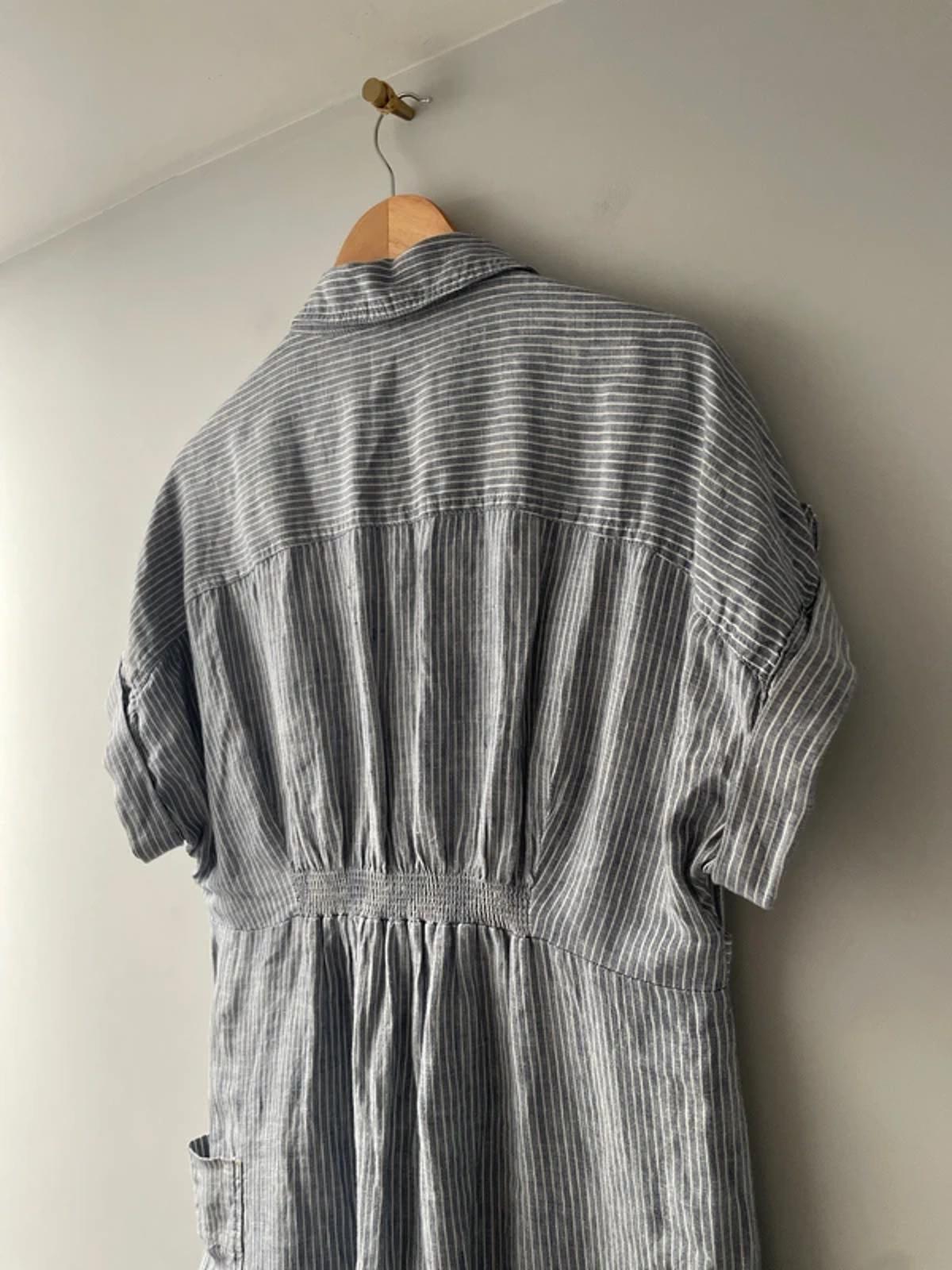 Women’s White Stuff Premium Linen Dress in Blue/white Stripe - UK10 - 3038