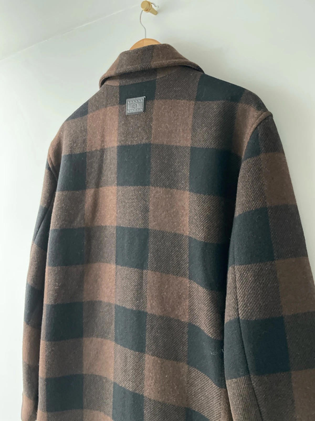 Men’s Tommy Hilfiger Premium Wool Checked Jacket In Brown - Medium - 2428 - £300 RRP