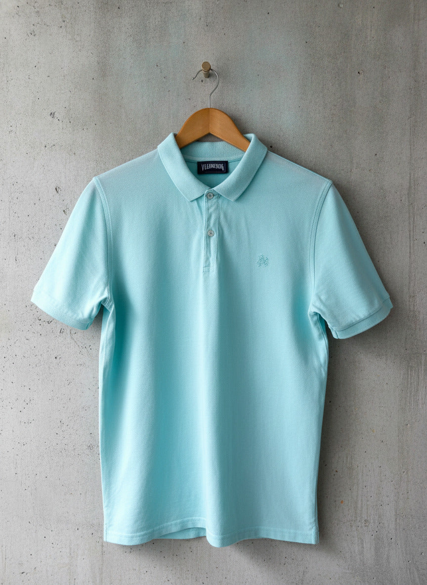 Men’s Vilebrequin Premium Polo Top In Blue - Medium - 1206
