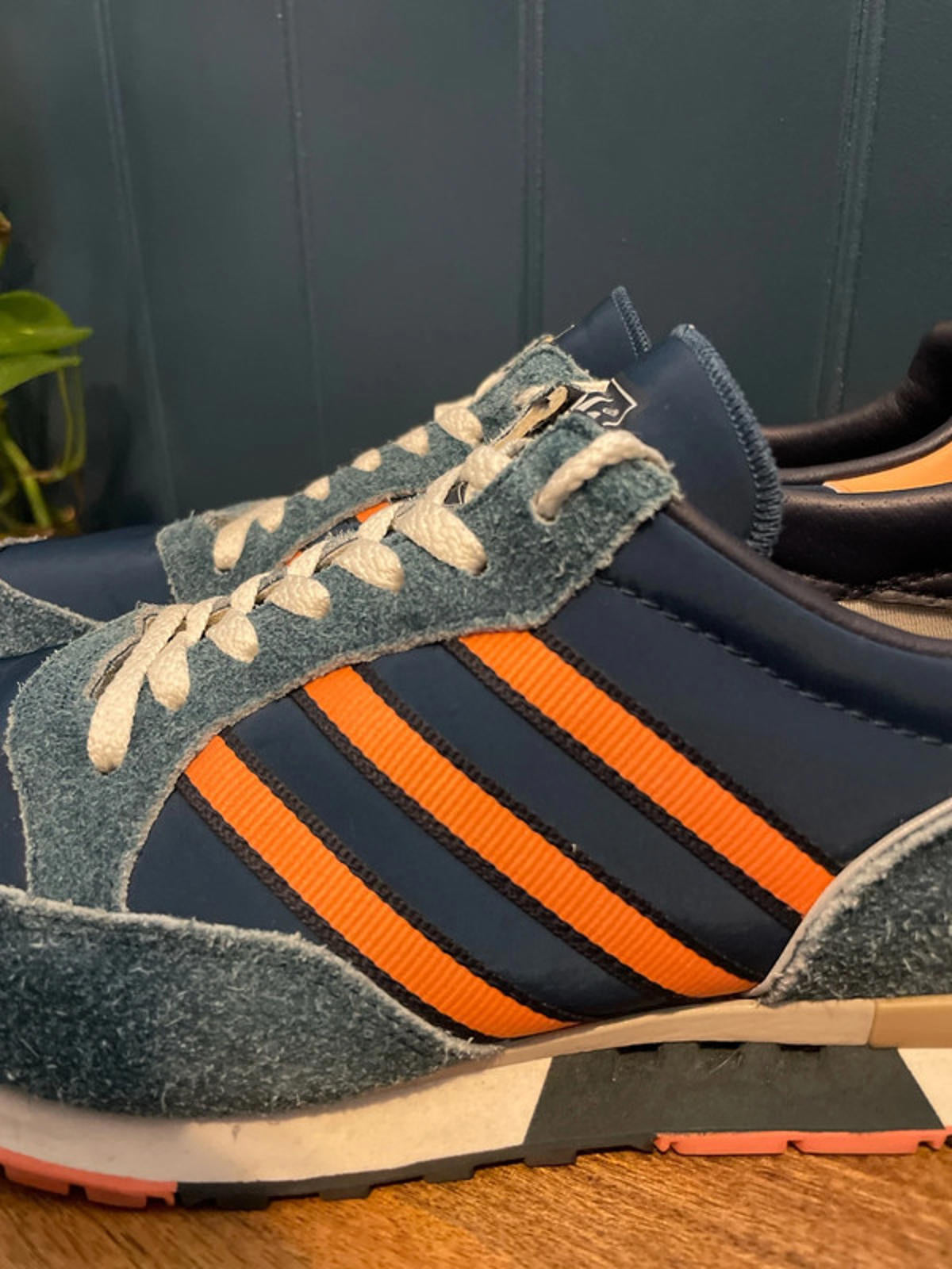 Men’s Adidas Originals Phantom Trainers In Dark Petrol - UK9 - 2659