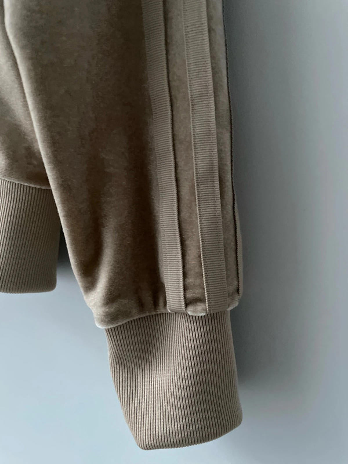 Women’s Adidas Adicolor Limited Edition Firebird Track Jacket In Beige Velour - UK8 - 2522