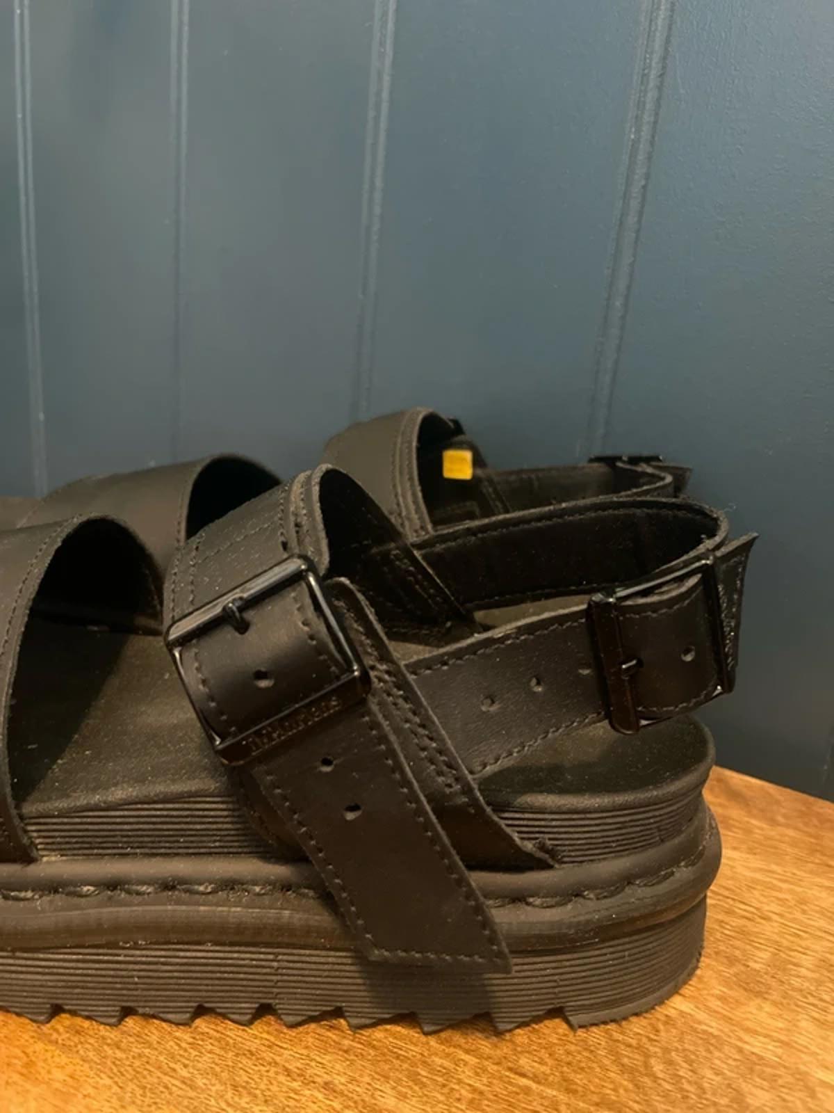 Women’s Dr Martens Voss Chunky Sole Sandals In Black - UK5 - 3086