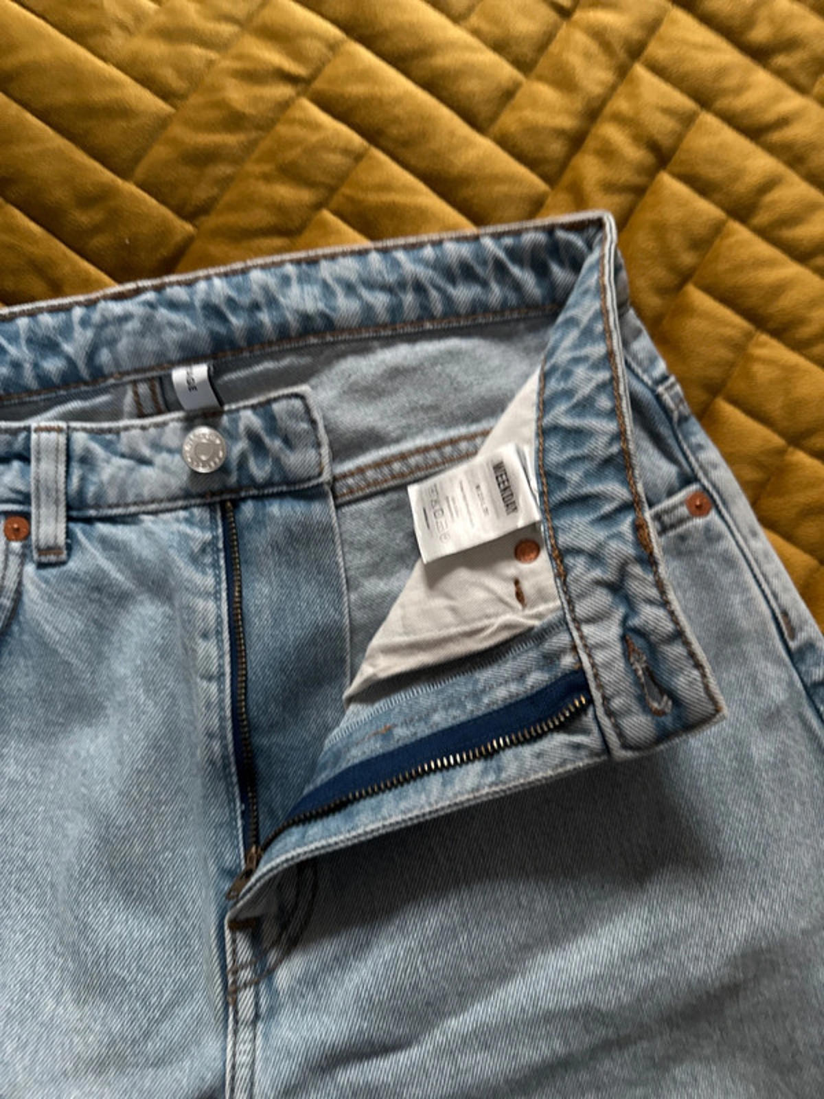 Women’s Weekday Voyage High Waisted Fit Jeans In Blue - W29/L30 - 0943