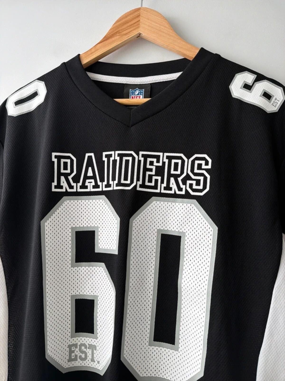 NFL Las Vegas Raiders Core Jersey Top In Black - Large - 3355