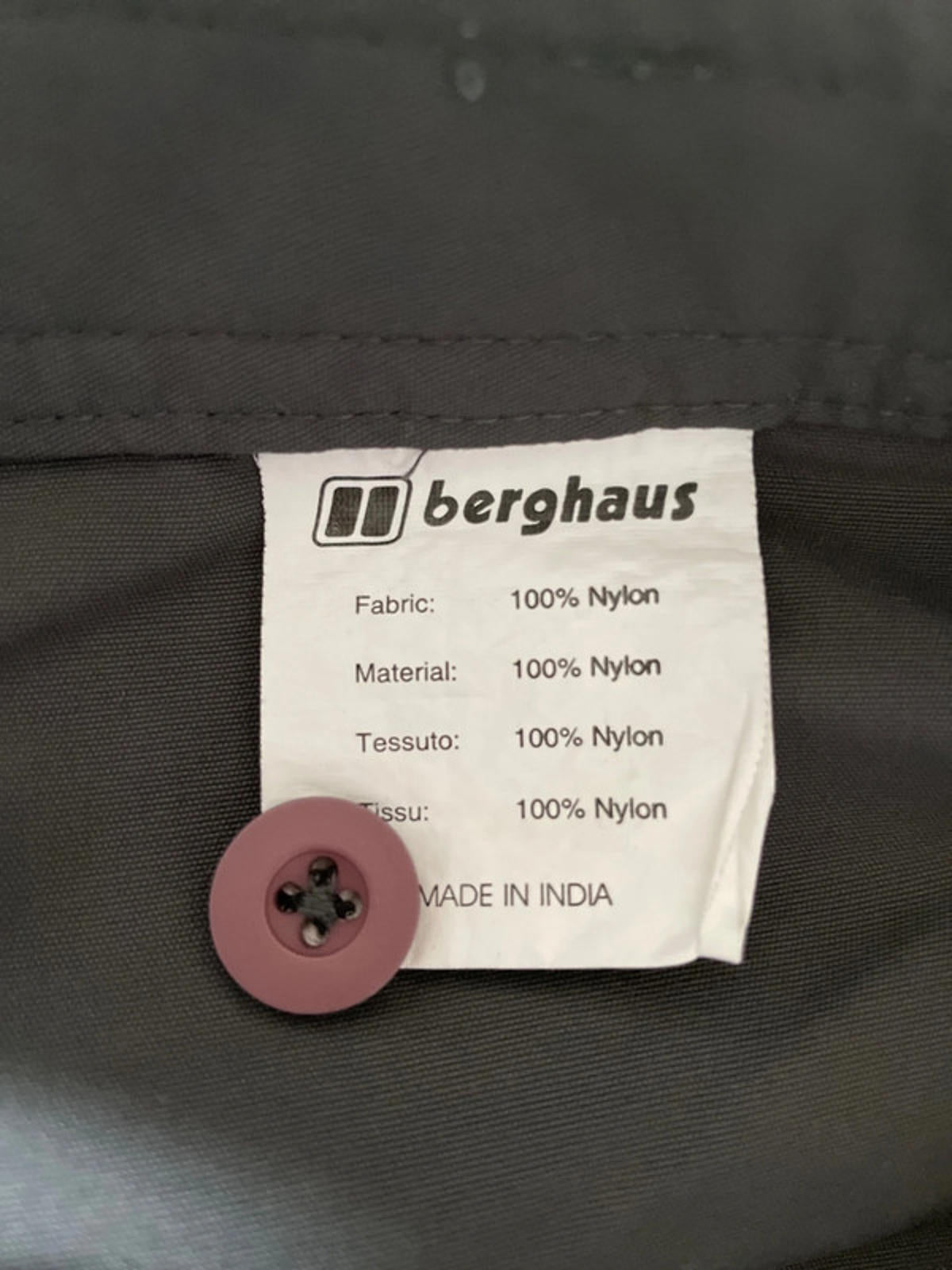 Men’s Berghaus Cargo Trousers / shorts In Grey - W34/L32 - 2441