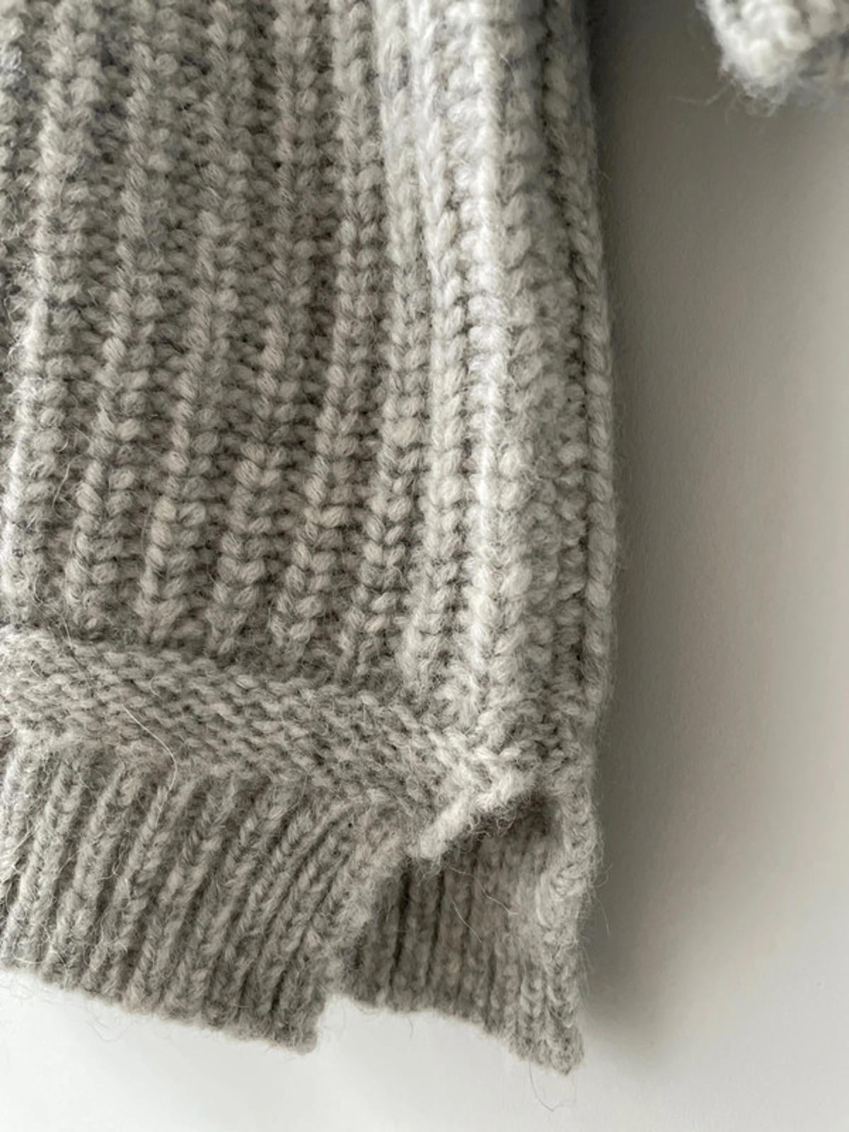 Women’s J.Crew Chunky Knit Alpaca Wool Mix Jumper In Grey - XXSmall - 2444 - RRP £160