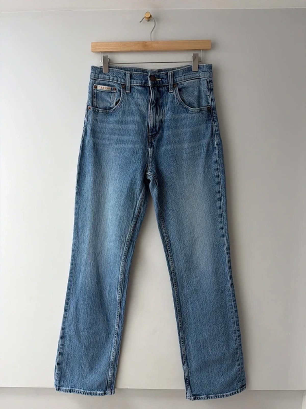 Women’s Calvin Klein Stretch Fit Boot Cut Jeans In Blue - W28/L31 - 3305