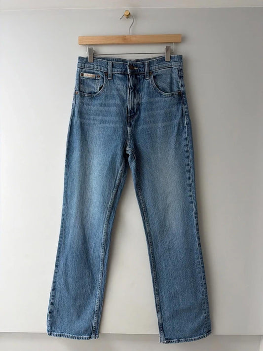 Women’s Calvin Klein Stretch Fit Boot Cut Jeans In Blue - W28/L31 - 3305