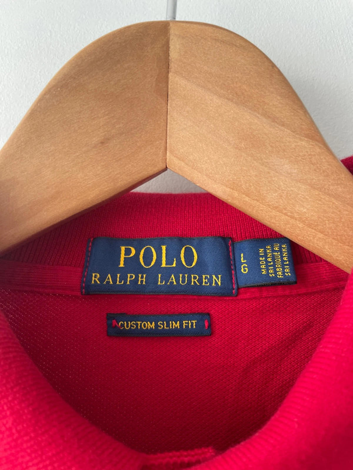 Men’s Ralph Lauren Premium Pima Long Sleeve Slim Fit Polo Top - Large - 1761