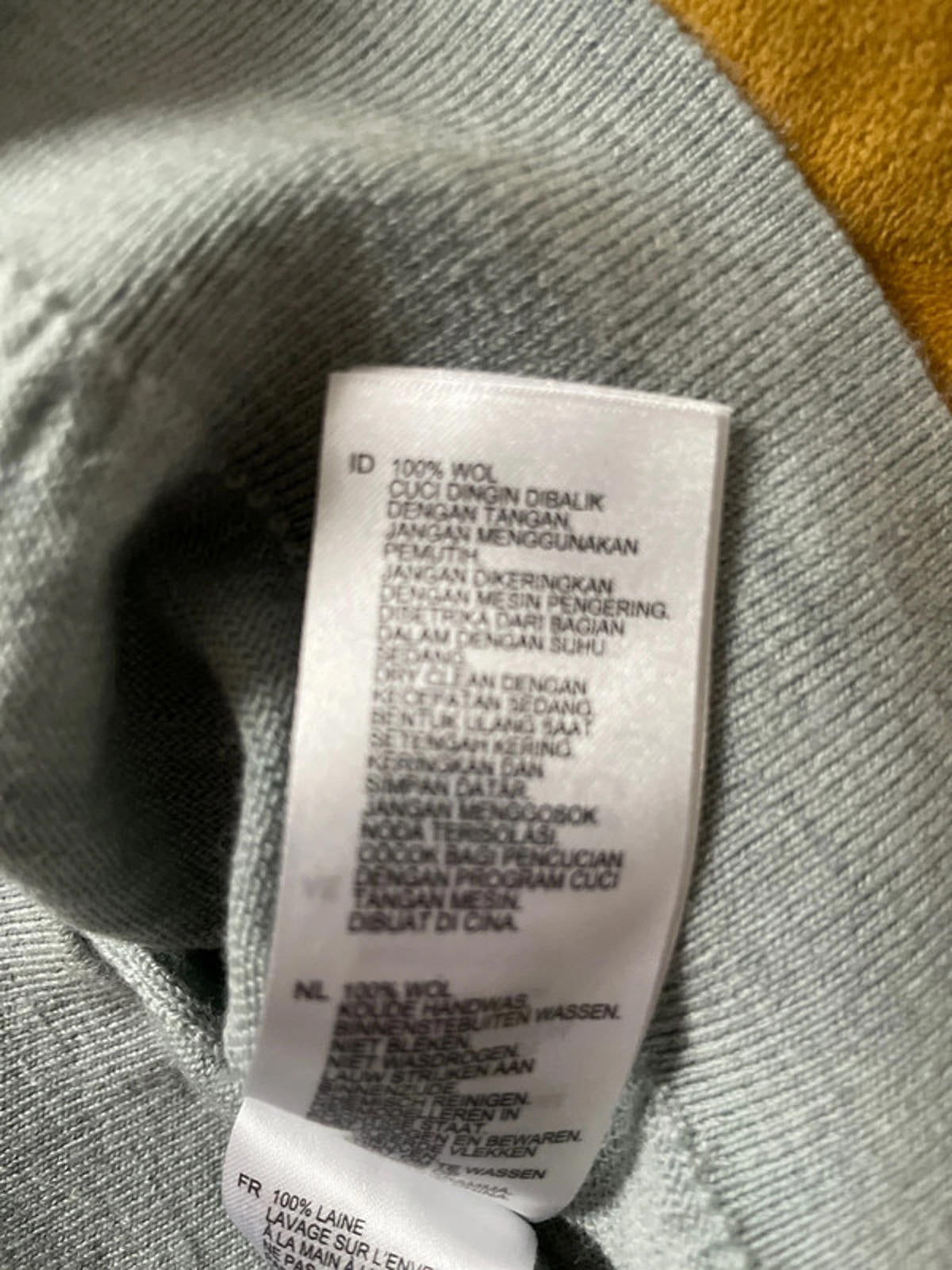 Men’s Reiss premium wool knitted polo top - Medium