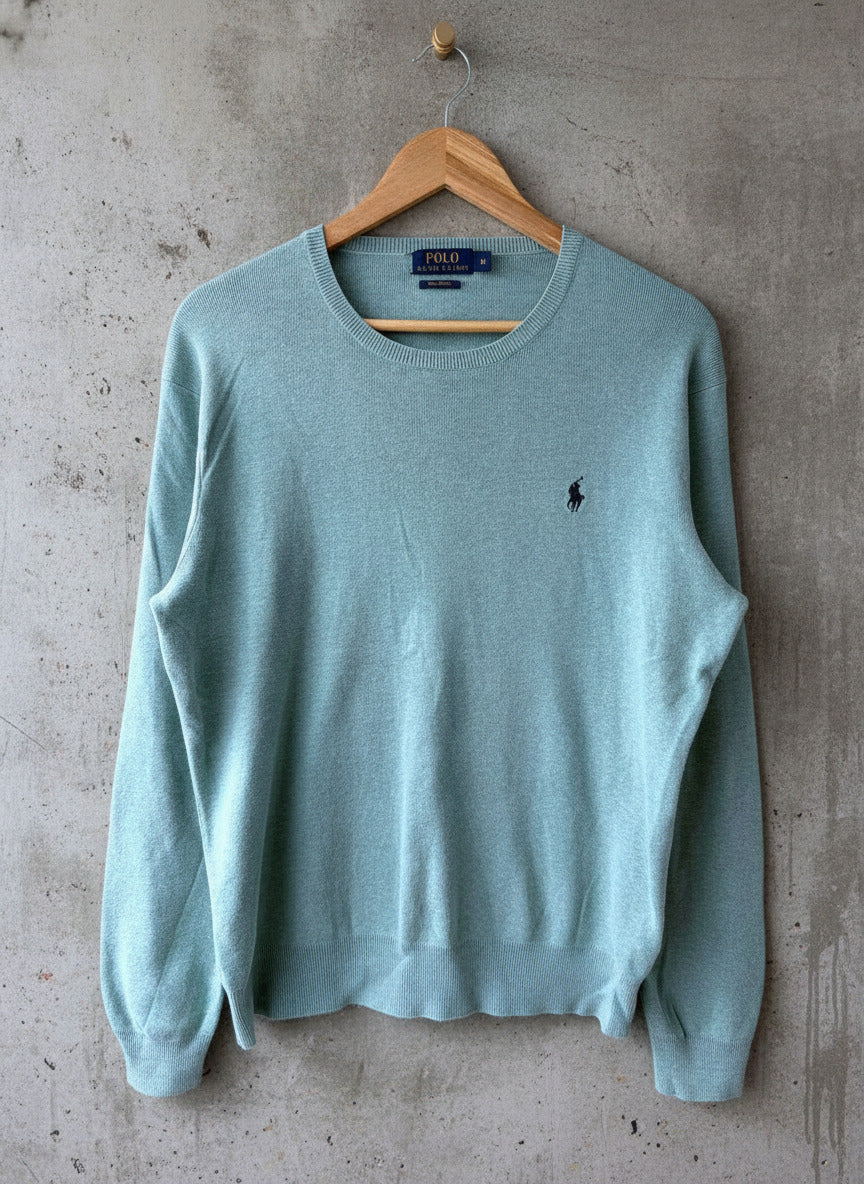 Men’s Ralph Lauren Pima Cotton Crew Neck Jumper Top - medium - 3511