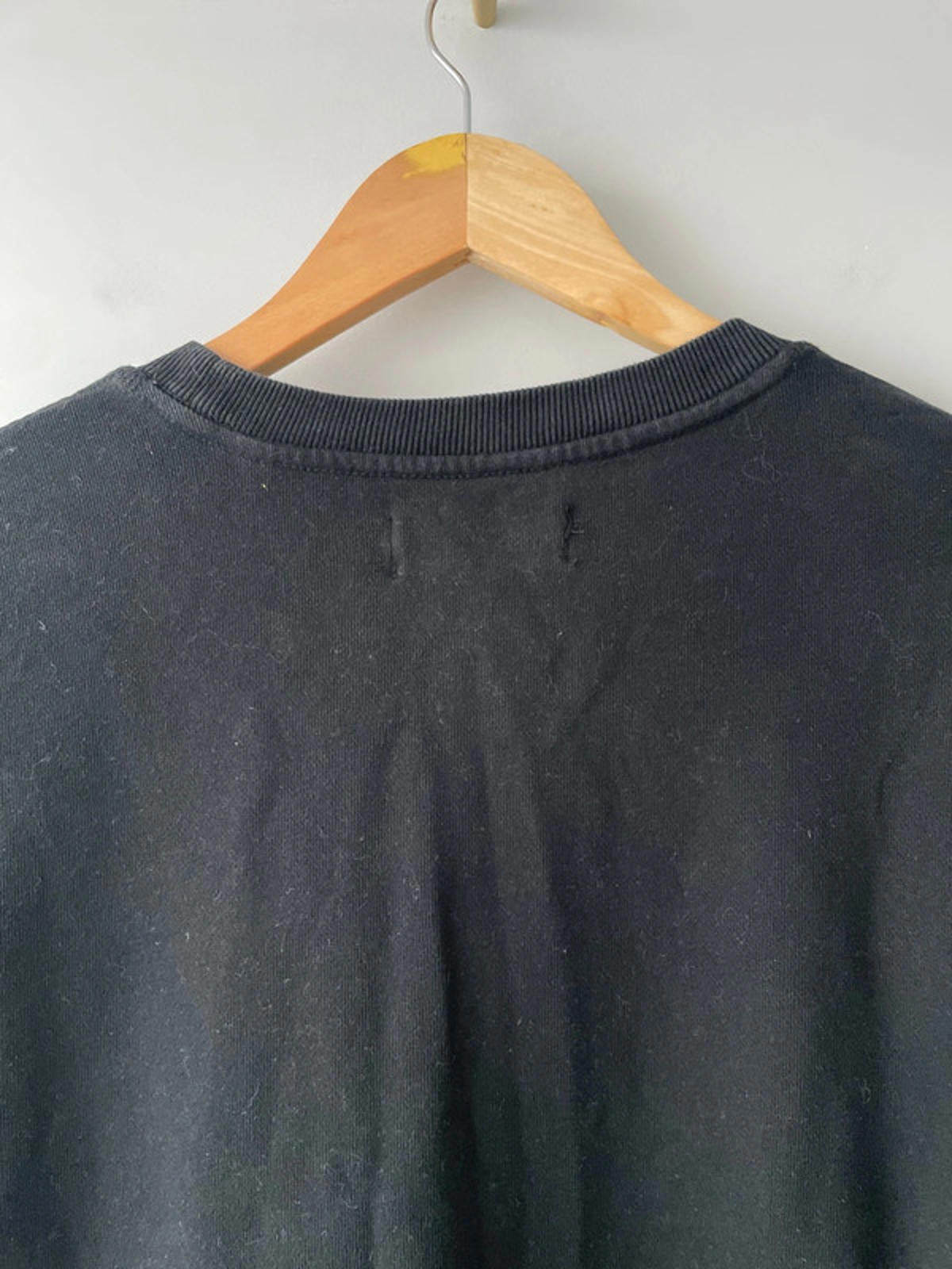 Mens Allsaints Crew Neck Long Sleeve Sweatshirt In Black - Large - 2549