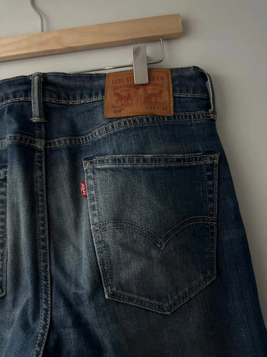 Men’s Levi’s 510 Fit Jeans With Wash Finish - W32 / L32 - 0707