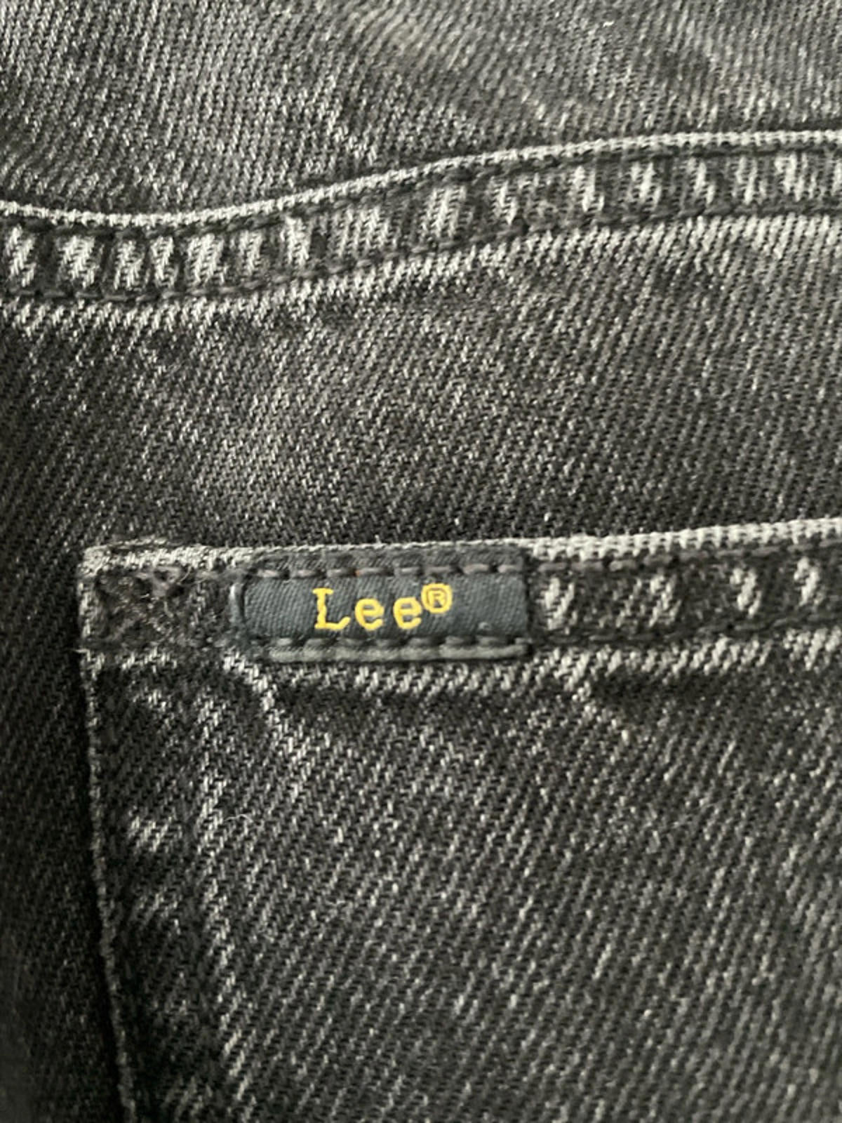 Mens Lee Relaxed Straight Fit Jeans In Black - W32/L32 - 2344