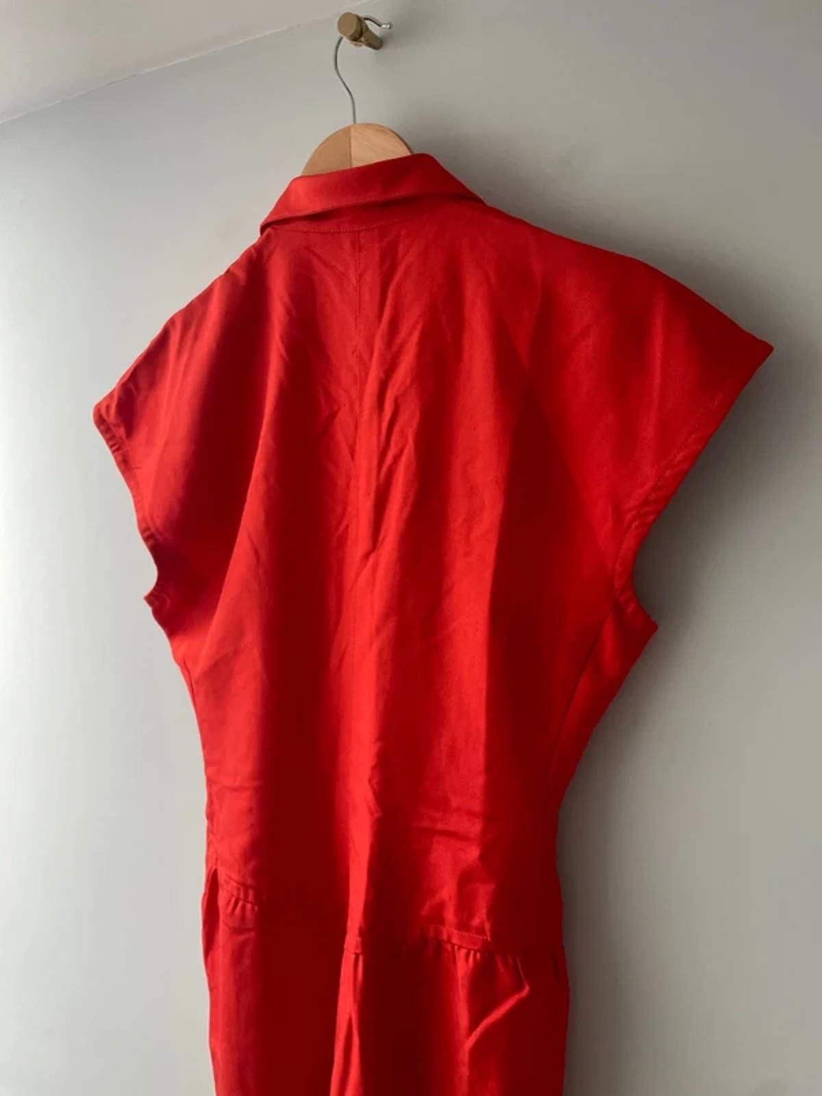 Women’s Emanuel Ungaro Designer Rare Find Cap Sleeve Dress In Red - UK8 - 3039