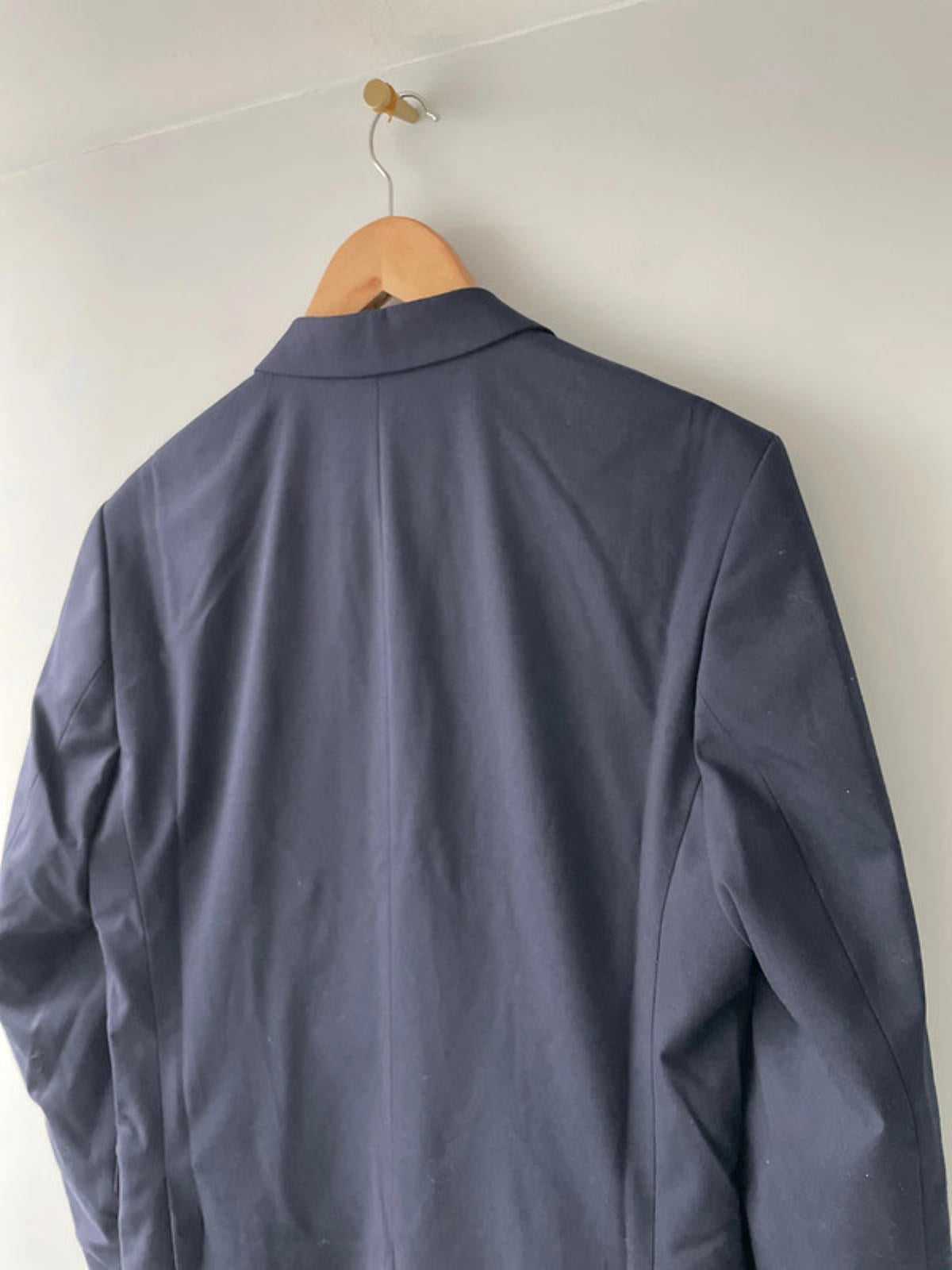 Men’s Selected Homme Double Button Blazer Jacket In Navy - 2283 - Medium