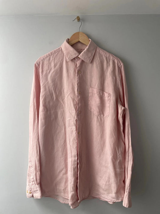 Men’s Banana Republic 100% Linen Long Sleeve Shirt - Large - 1916