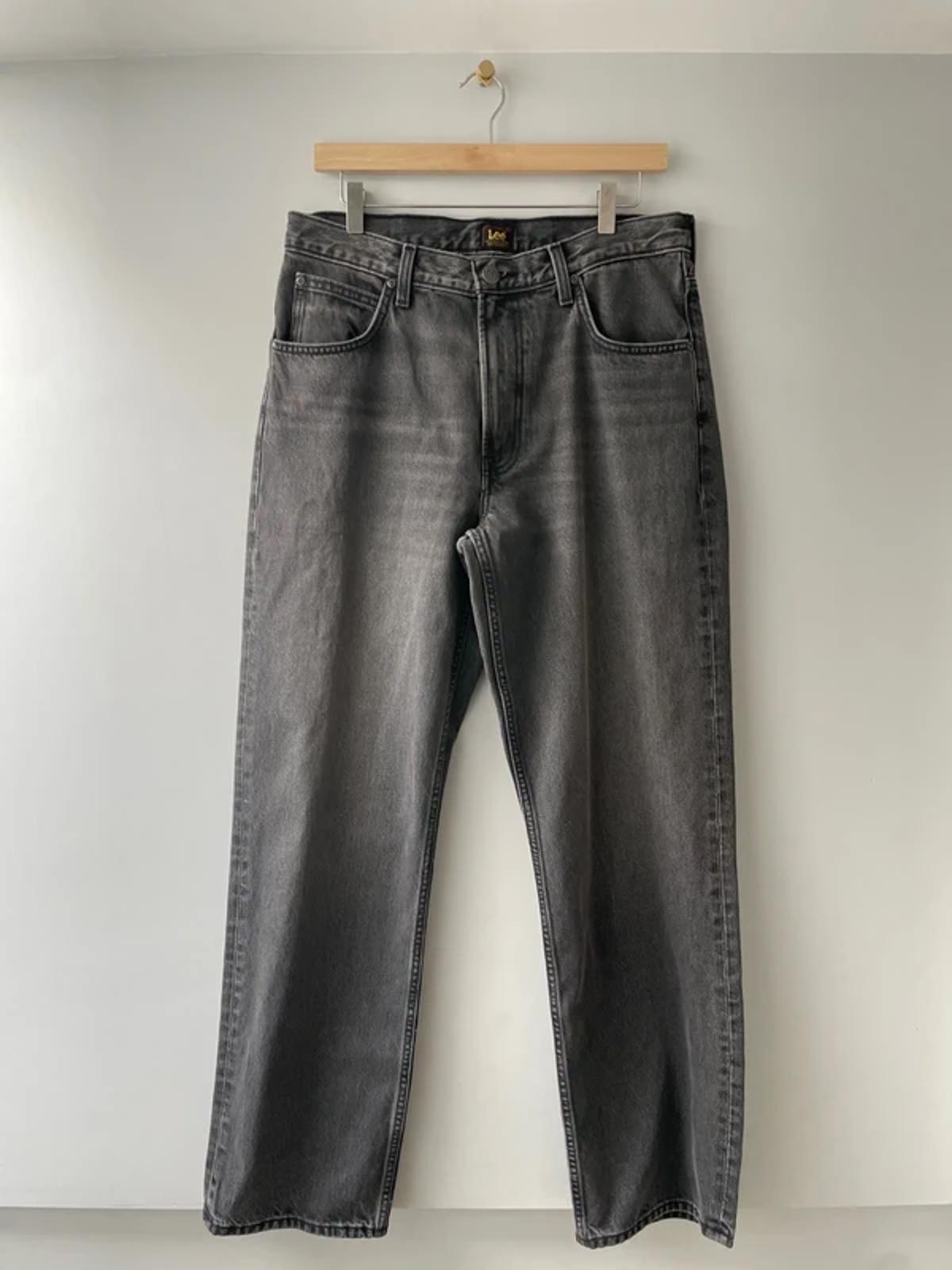 Men’s Lee Asher Relaxed Fit Jeans in Washed Black - W32/L32 -3079