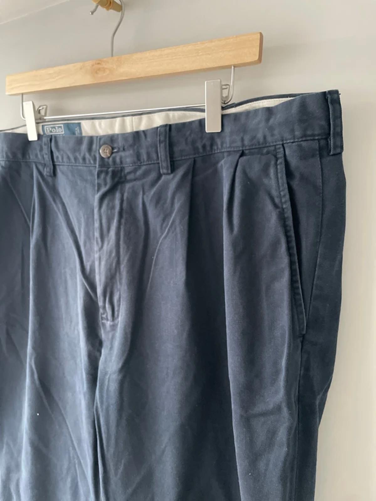 Men’s Ralph Lauren Classic Fit Prospect Chino Trousers In Navy Blue - W38/L32 - 2924