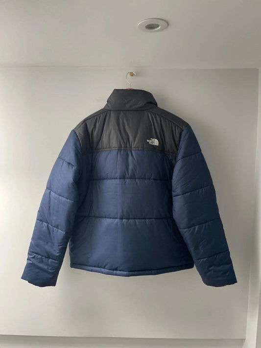 Men’s The North Face Saikuru Puffer Jacket Coat In Navy/Black - Large - 2395