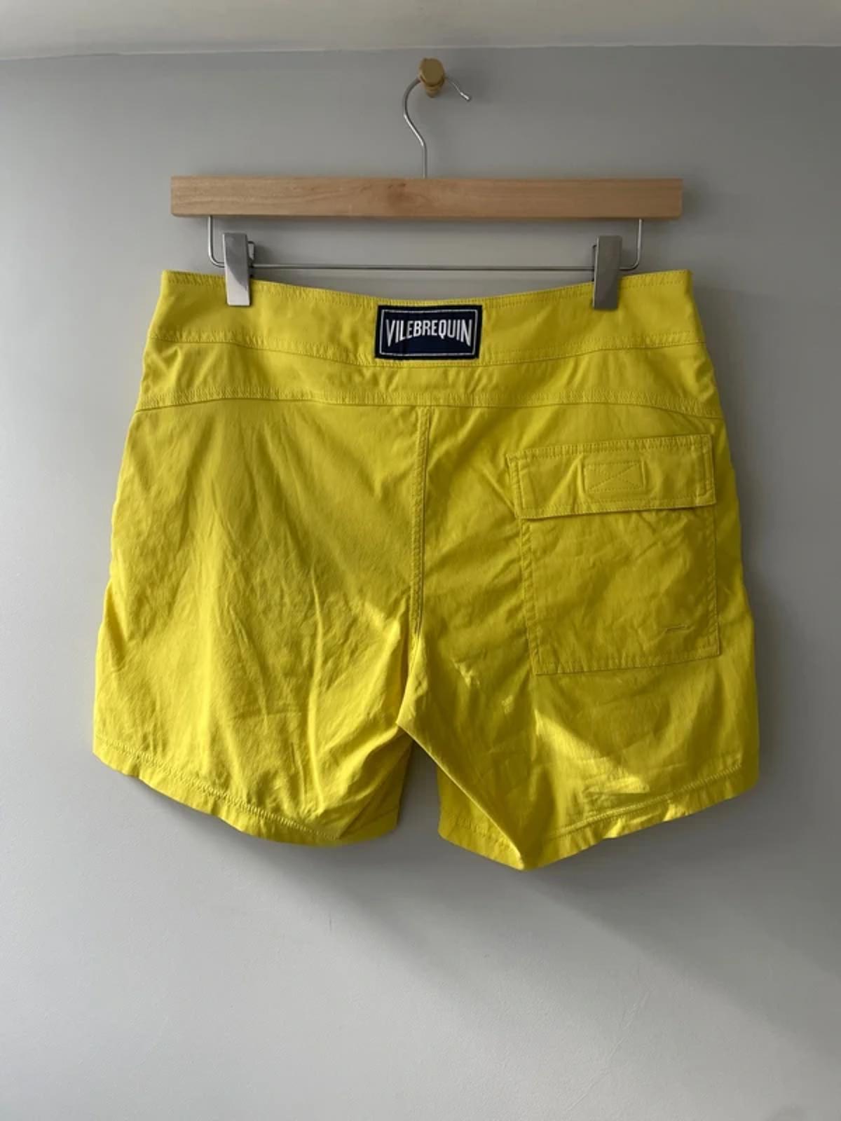 Men’s Vilebrequin Premium Swim Shorts in Yellow - Small - 3112