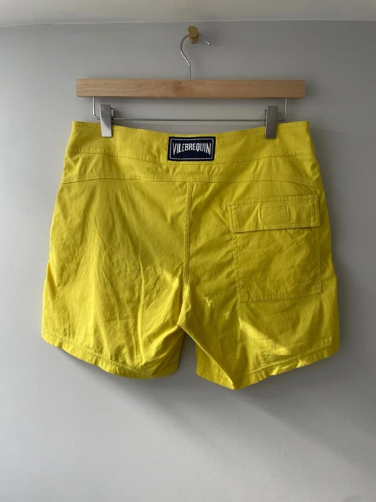 Men’s Vilebrequin Premium Swim Shorts in Yellow - Small - 3112
