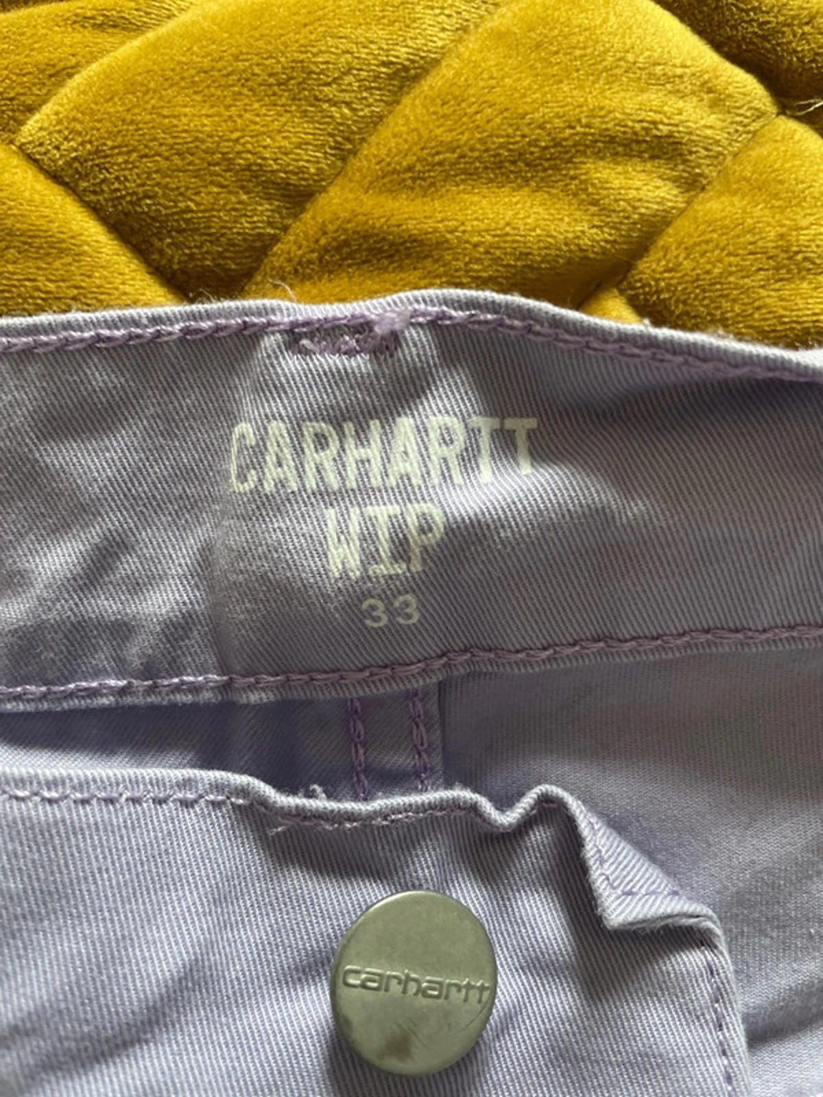 Men’s Carhartt WIP Swell Jeans Chino Shorts In Purple - W33 -1913