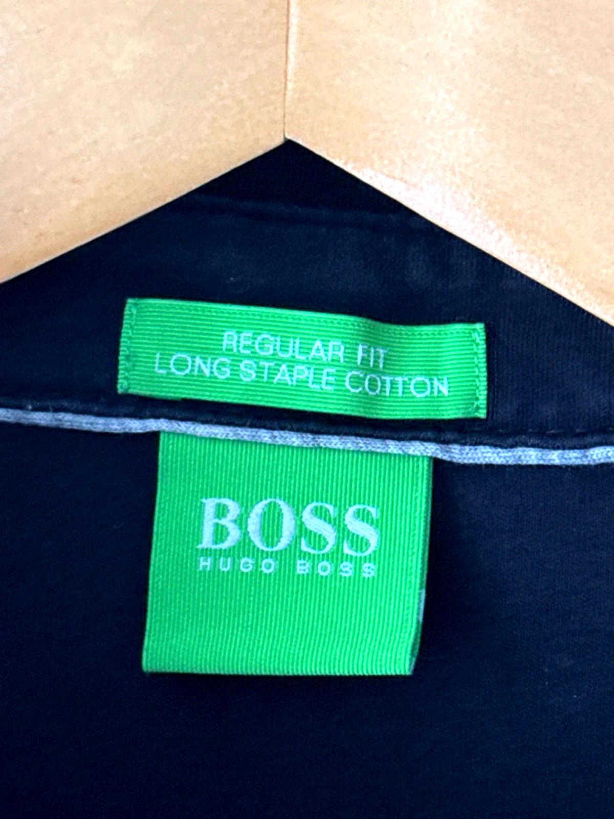 Men’s Hugo Boss Regular Fit Long Sleeve Knitted Polo Top - Medium - 0294