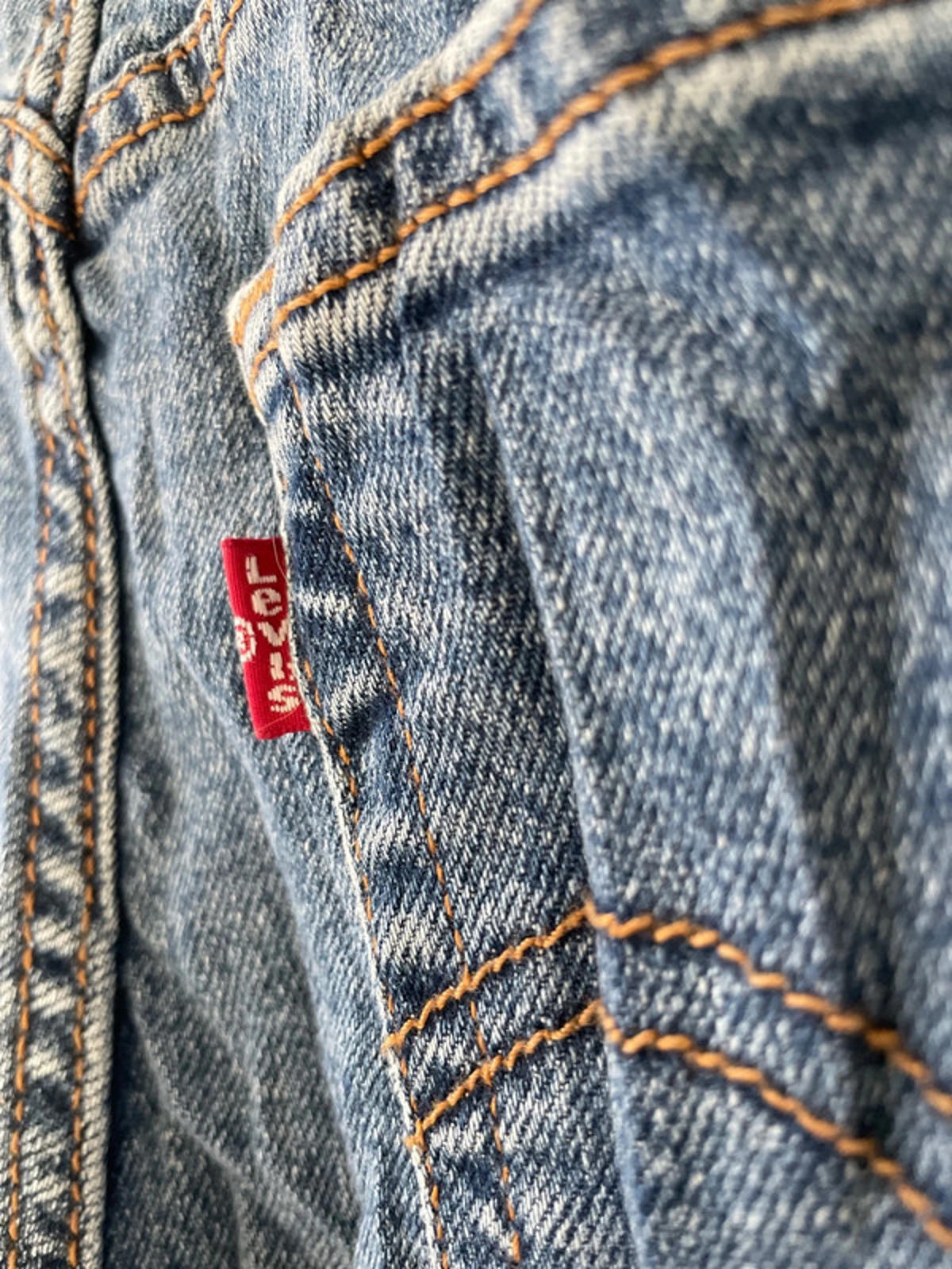 Women’s Levi’s High Waisted Ribcage Straight Fit Jeans In Navy - W31/L27 - 2558