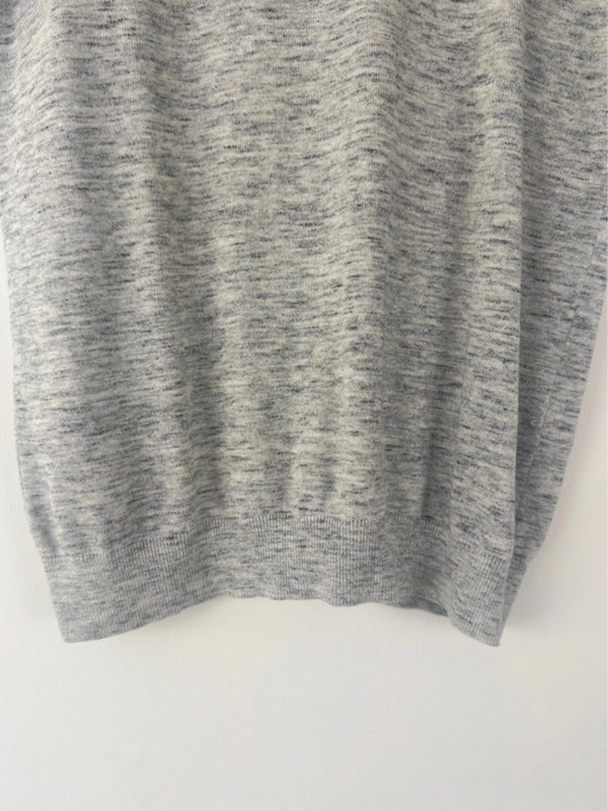 Men’s Reiss Premium Knitted Polo Top In Grey - Small - 1383