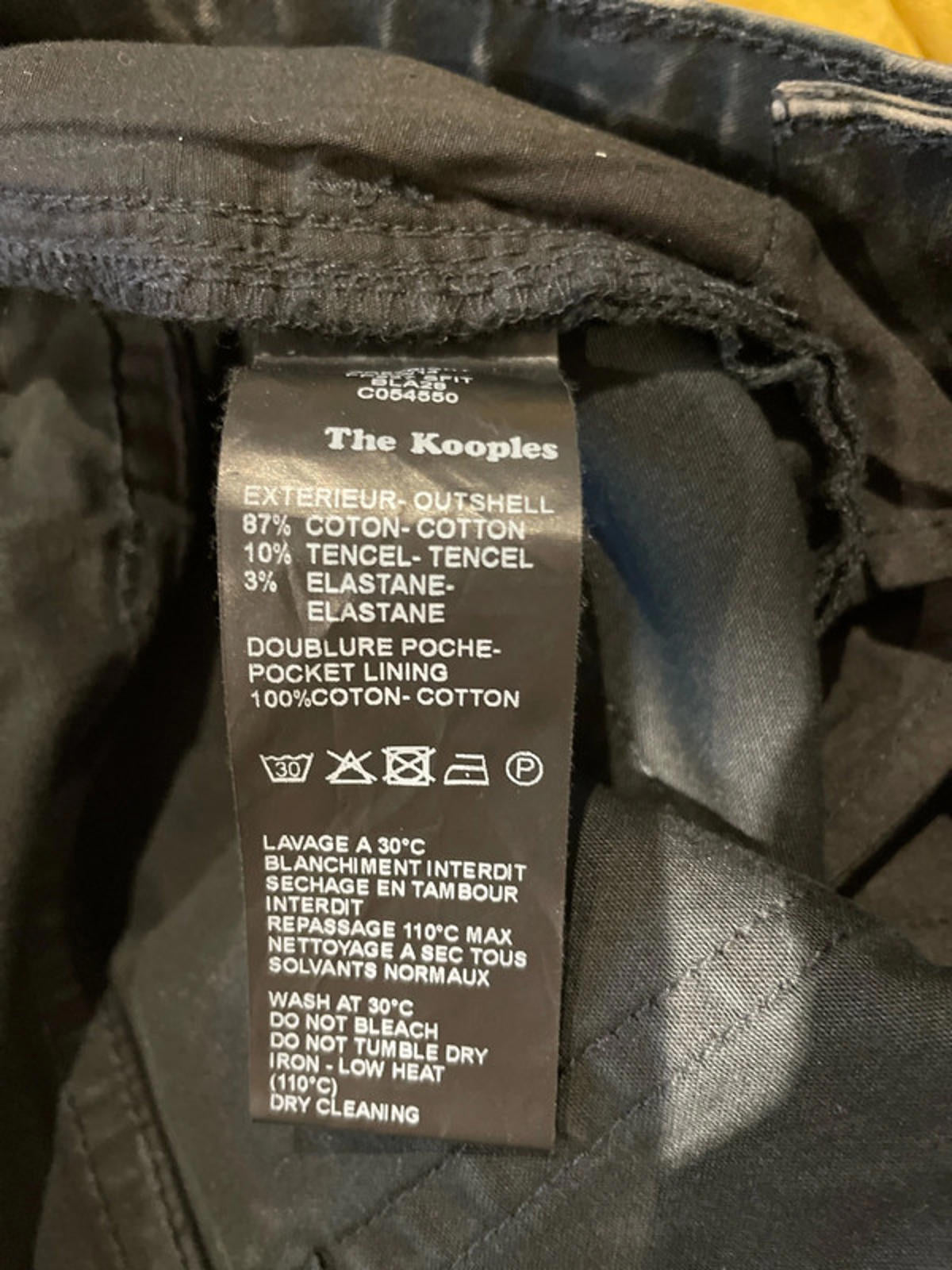 Women’s The Kooples Skinny Short-fit Jeans In Black Acid Wash - W26/L27 - 2503