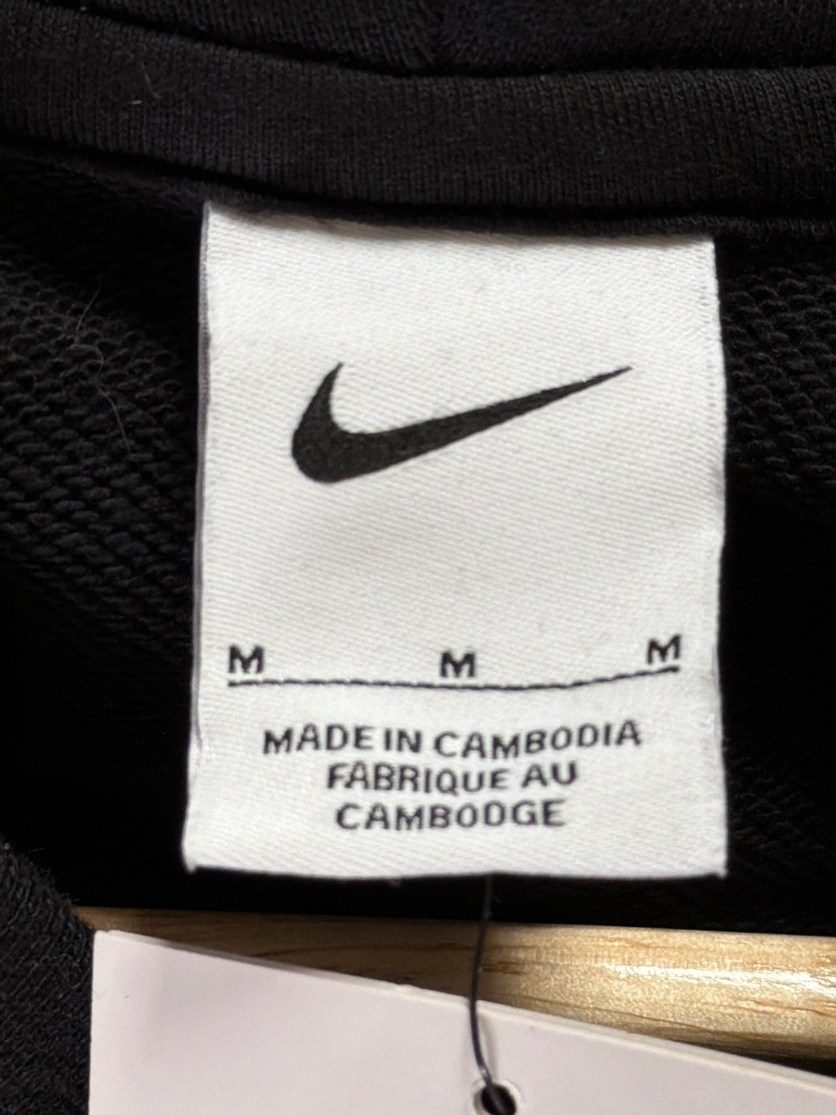 Men’s Nike x Tottenham Hotspur Hoodie Sweatshirt In Black - Medium - 3665