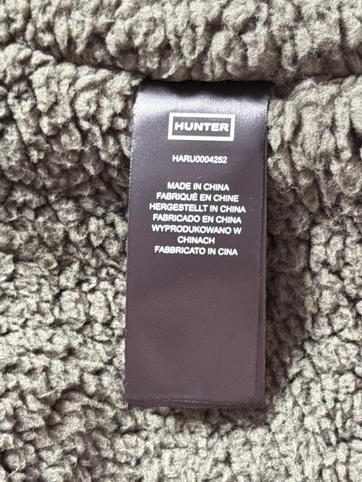 Men’s Hunter Cocoon Cloak Fleece Lined Waterproof Parka In Geen  - Medium - 3652