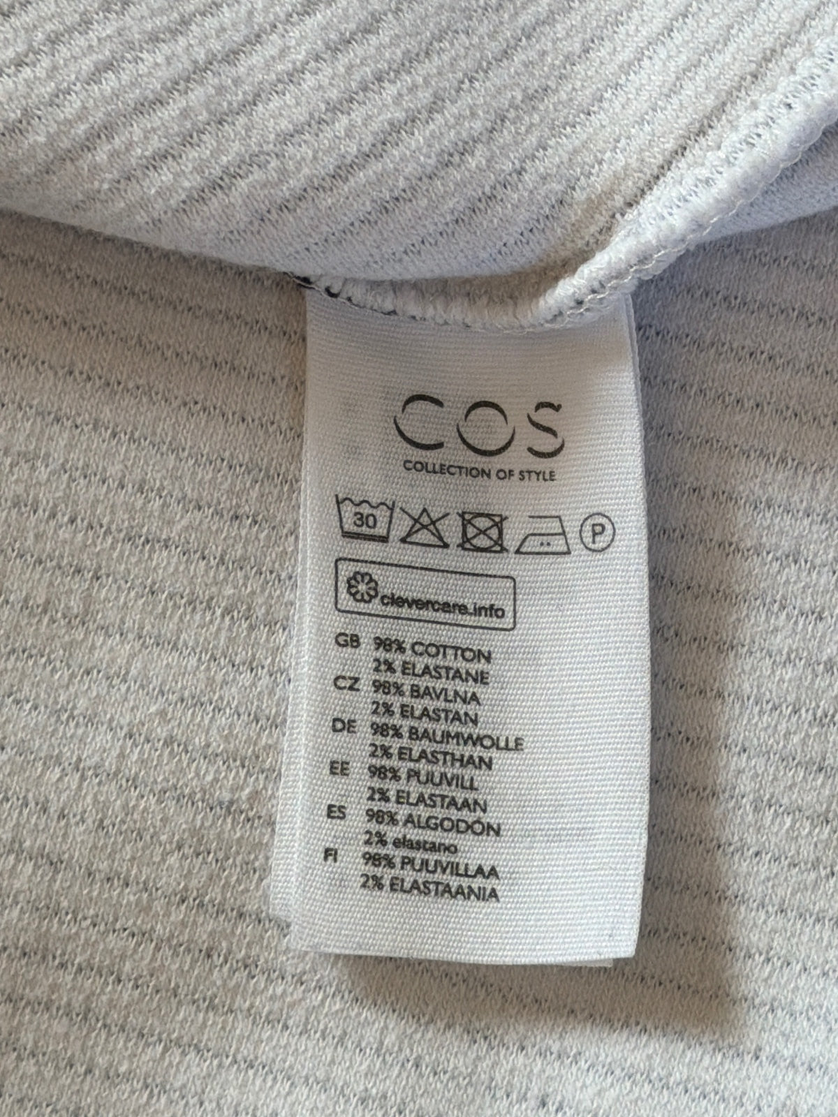 Women’s COS Striped Cotton Blend Turtleneck Sweater - Medium - 3783
