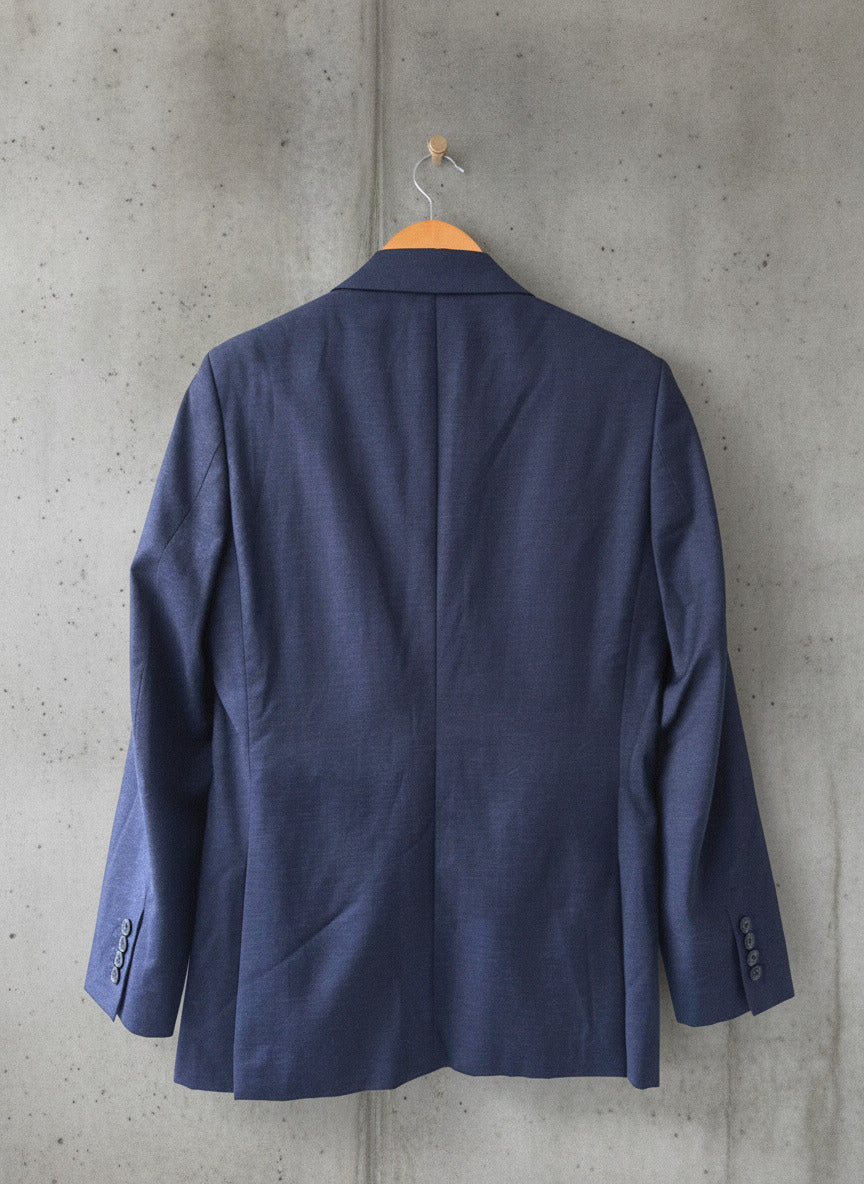 Men’s Reiss Double Button Wool Blend Blazer Jacket In Navy - Small - 0660